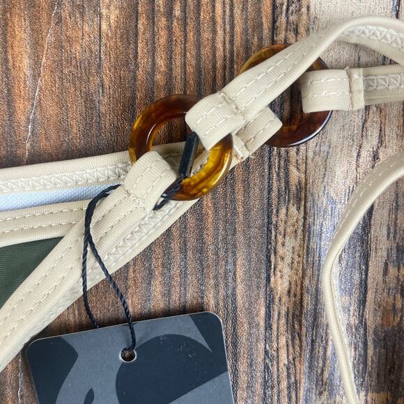 Grimfrost Women's Small Green String Bikini Bottoms - Picture 8 of 13